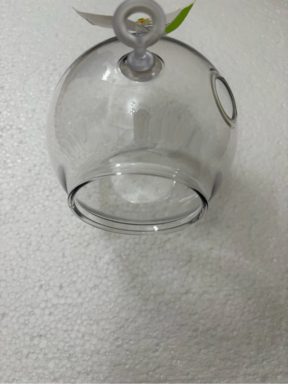 Clear Plastic Hanging Terrarium Ornaments - Set of 5